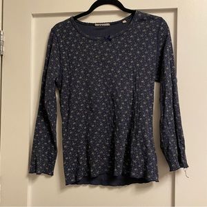 Dôen pointelle long sleeve top